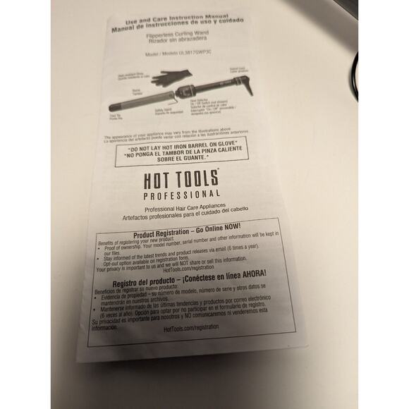 $65 Hot Tools Professional Nano ,Ceramic Curling Wand, 1" New No Box - Picture 5 of 8